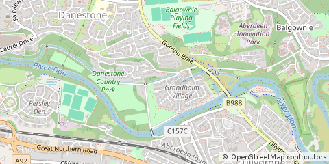 Map of Aberdeen