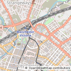 Map of Manchester