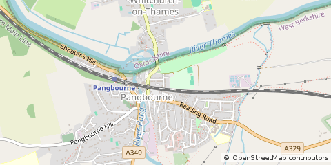 Map of Reading, Berkshire