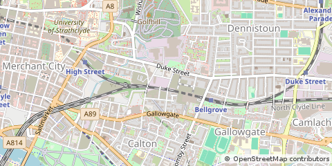 Map of Glasgow