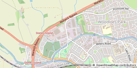 Map of Warwick