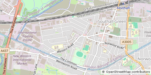 Map of OFF Western Road,southall, Middlesex