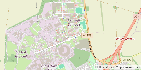 Map of Didcot, Oxfordshire