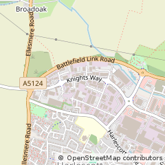 Map of Shrewsbury