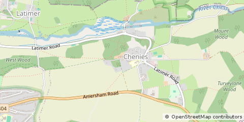 Map of Rickmansworth, Hertfordshire