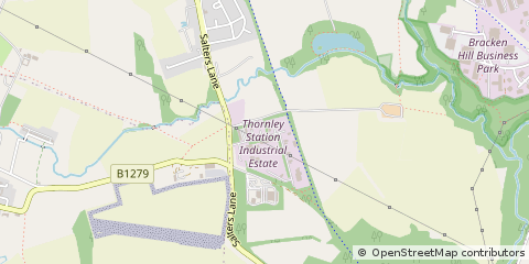 Map of Shotton Colliery, Co Durham