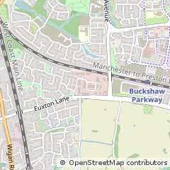 Map of Chorley, Lancashire