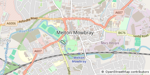 Map of Melton Mowbray