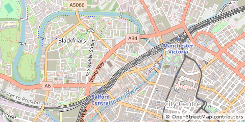 Map of Manchester