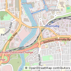 Map of Stockton on Tees