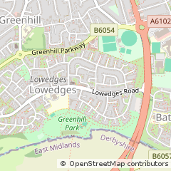 Map of Sheffield