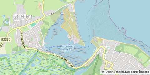 Map of Ryde, Isle of Wight