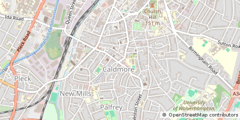Map of Walsall