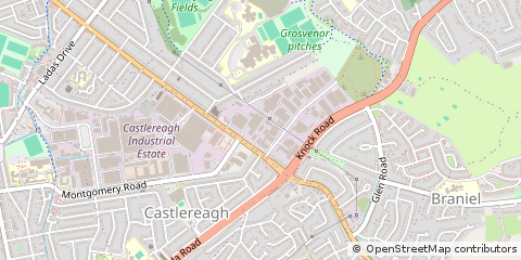 Map of 1B Montgomery House, 478 Castlereagh Road, Belfast