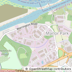 Map of Runcorn