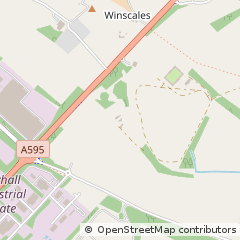 Map of Workington, Cumbria