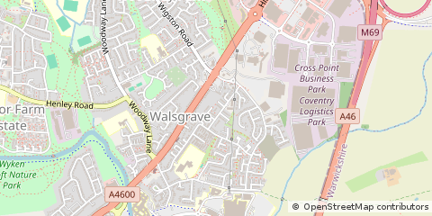 Map of Coventry