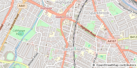 Map of Birmingham