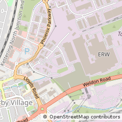 Map of Corby