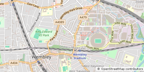 Map of Wembley