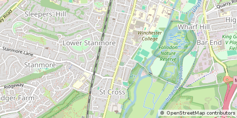 Map of Winchester