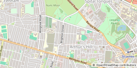 Map of Newcastle Upon Tyne