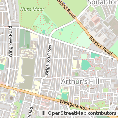 Map of Newcastle Upon Tyne