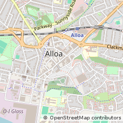 Map of Alloa, Clackmannanshire