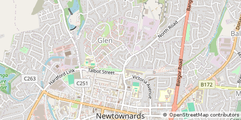 Map of Newtownards