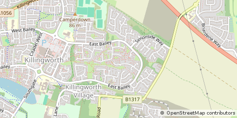 Map of Newcastle Upon Tyne