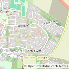 Map of Newcastle Upon Tyne
