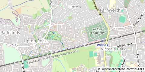 Map of Widnes