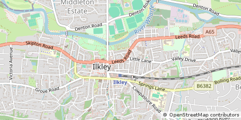 Map of Ilkley