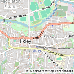 Map of Ilkley