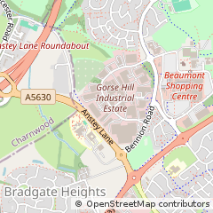 Map of Leicester, Leicestershire