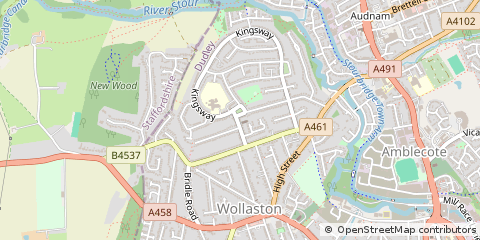 Map of Stourbridge