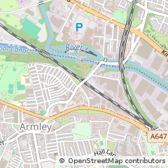 Map of Leeds, West Yorkshire