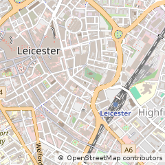 Map of Leicester