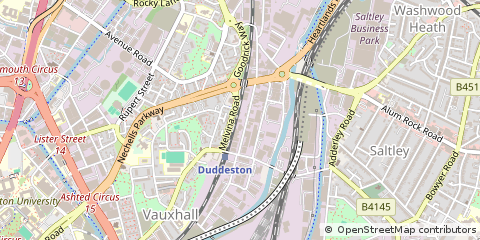 Map of Birmingham