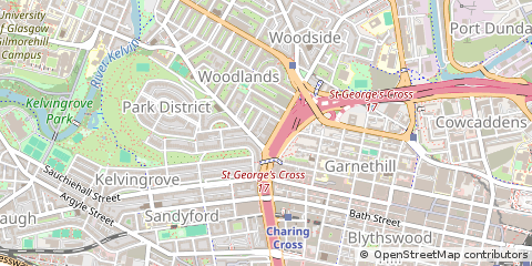 Map of Glasgow