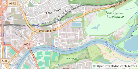 Map of Nottingham