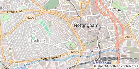 Map of Nottingham