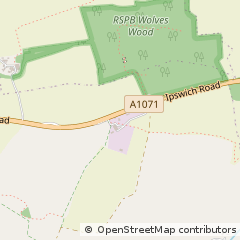 Map of Hadleigh, Suffolk