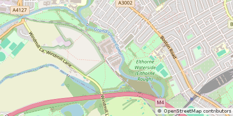 Map of Hanwell, London