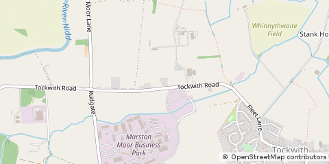 Map of York, North Yorkshire