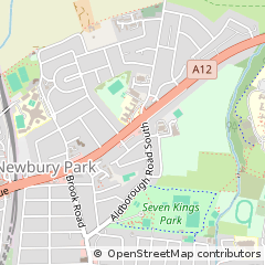 Map of Ilford, Warwickshire