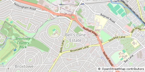 Map of Nottingham