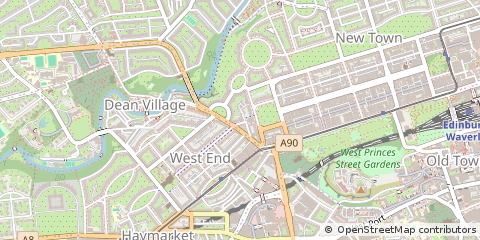 Map of Edinburgh
