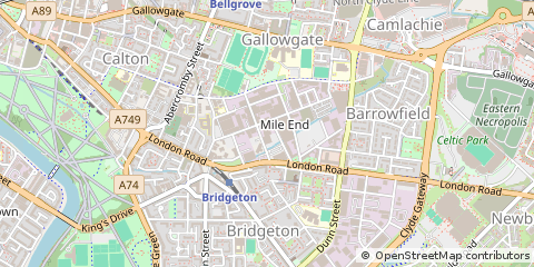 Map of Glasgow