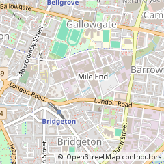 Map of Glasgow